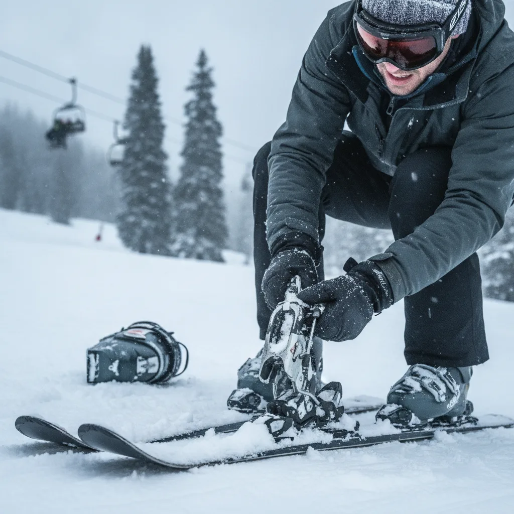 réparation fixation ski